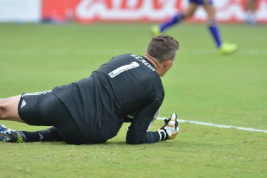Orlando City 15 Nisan 2017 'de Florida, Orlando' daki Citrus Bowl 'da Los Angeles Galaksisine ev sahipliği yaptı..