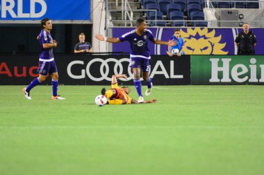 Orlando City SC, 29 Haziran 2016 'da Orlando Florida' daki Kamp Dünyası Stadyumu 'nda Fort Lauderdale Strikers' a ev sahipliği yaptı..