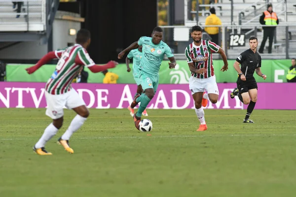 Fluminense Florida Kupası Nda Ocak 2018 Orlando Florida Oynanan Spektrum — Stok fotoğraf
