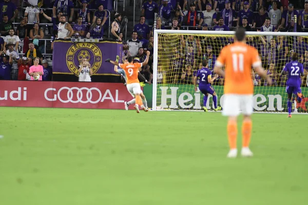 Orlando City Ospita Houston Dynamo All Exploria Stadium Orlando Florida — Foto Stock