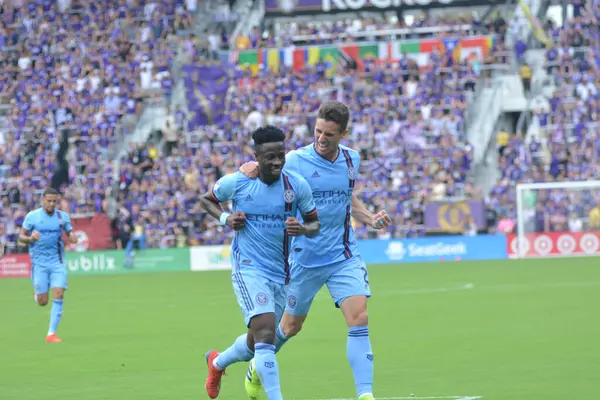 Orlando City Host New York City All Orlando City Stadium — Foto Stock