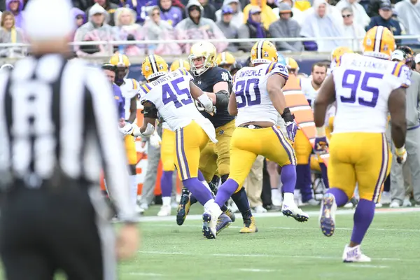 Notre Dame Affronte Les Lsu Lors Citrus Bowl Camping World — Photo