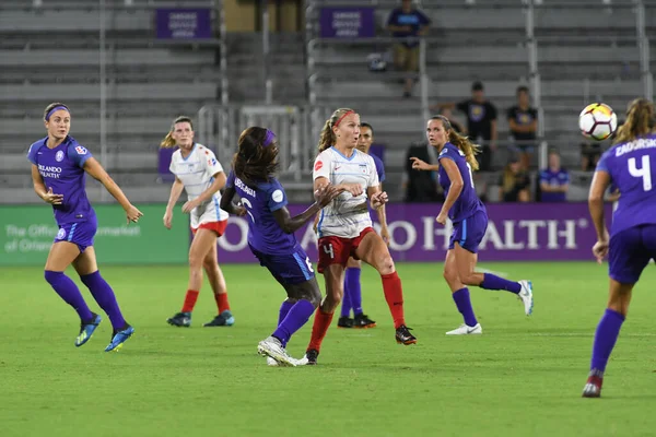 Orland Pride, 25 Ağustos 2018 'de Orlando Florida' daki Exploria Stadyumu 'nda Chicago Red Stars' a ev sahipliği yapıyor..  