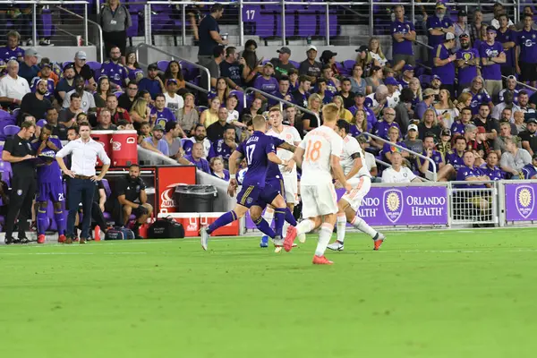 Orlando City Accueille Atlanta United Stade Exploria Août 2018 Orlando — Photo