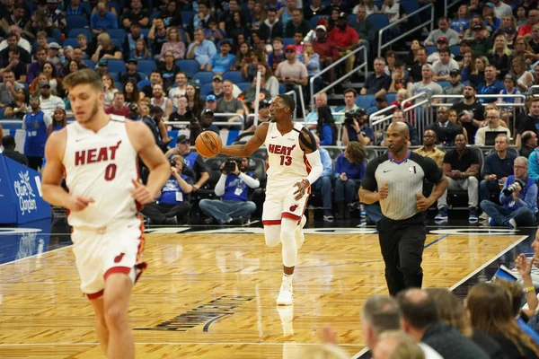 Basket Match Nba Säsong Orlando Magic Miami Värme Januari 2020 — Stockfoto