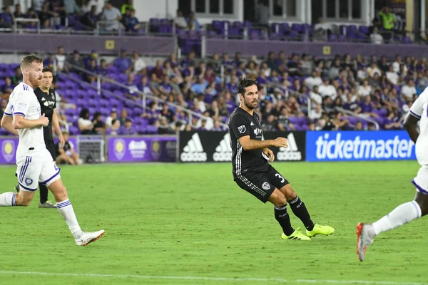 Orlando City Hosts Sporting Kansas Exploria Stadium Wednesday August 2019 — Stock Photo, Image