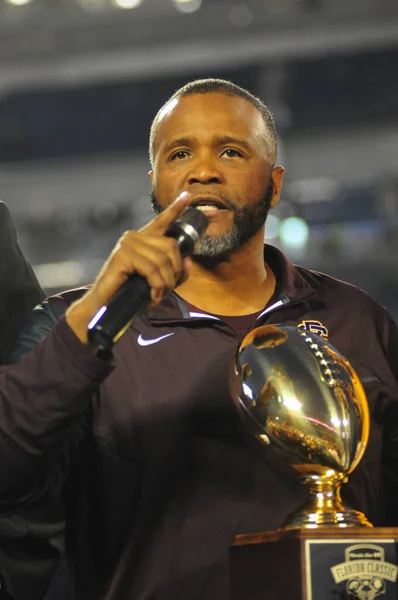 Florida Chřestýši Čelí Bethune Cookman Wildcats Durig Florida Classics Stadionu — Stock fotografie