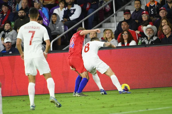 Amerikai Focicsapat Otthont Kanada Alatt Concacaf Nations League Match Exploria — Stock Fotó