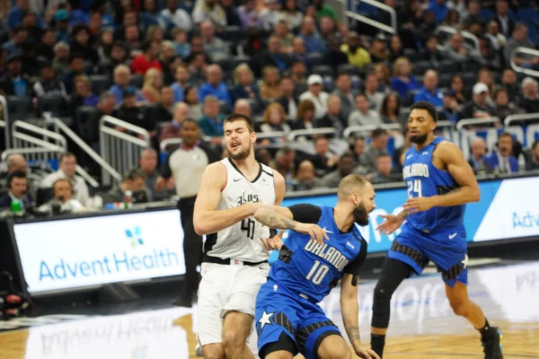 Orlando Magic Värd Clippers Amway Center Orlando Florida Söndag Januari — Stockfoto