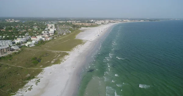 Luchtfoto Van Het Prachtige Clearwater Beach Florida Augustus 2017 — Stockfoto