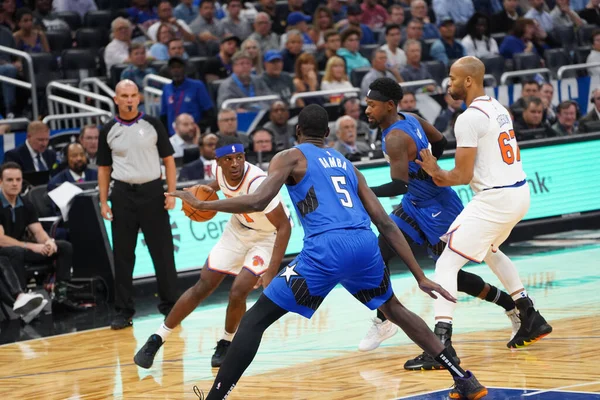 Orlando Magic Ospita New York Knicks All Amway Center Orlando — Foto Stock