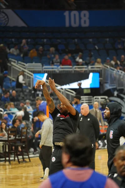 Orlando Magic Hostit Clippers Amway Center Orlando Florida Neděli Ledna — Stock fotografie