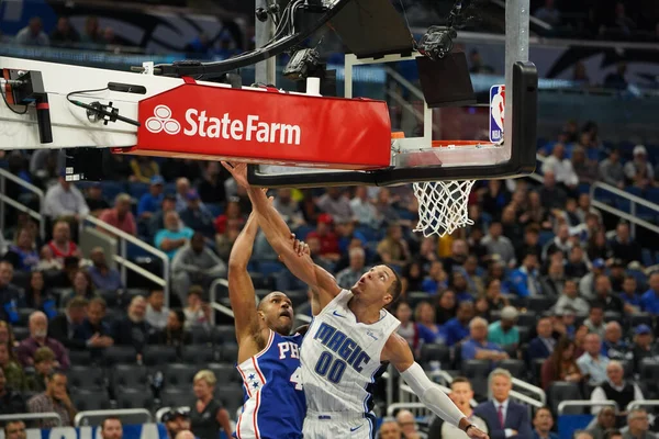 Orlando Magic, Philadelphia 76ers 'ı 13 Kasım 2019 Çarşamba günü Amway Center' da ağırlamaktadır. Fotoğraf: Marty Jean-Louis