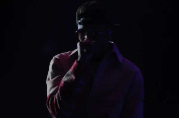 Singer Usher Performs Amway Center Orlando Florida 2015 — 스톡 사진