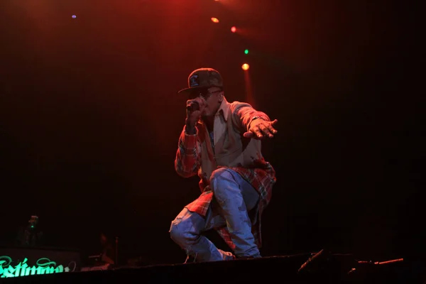 Cantante Usher Realiza Amway Center Orlando Florida Diciembre 2015 — Foto de Stock