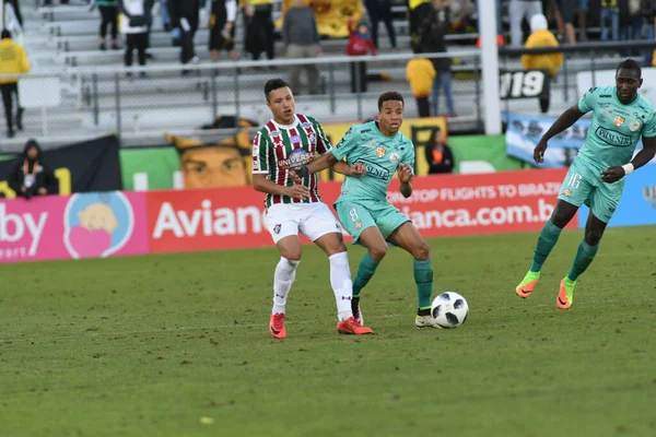 Fluminense Barcelona Время Кубка Флориды Стадионе Spectrum Stadium Января 2018 — стоковое фото