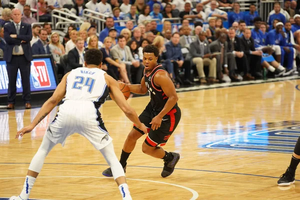 Orlando Magic Házigazdák Toronto Rapters Alatt Nba Rájátszás Forduló Amway — Stock Fotó