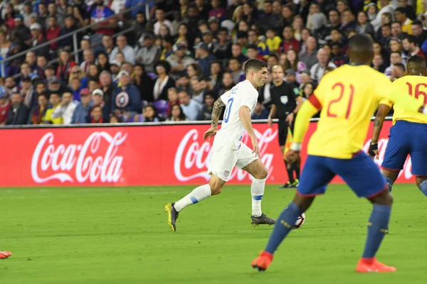 Men National Team Host Ecuador National Team Orlando City Stadium — Stock Photo, Image