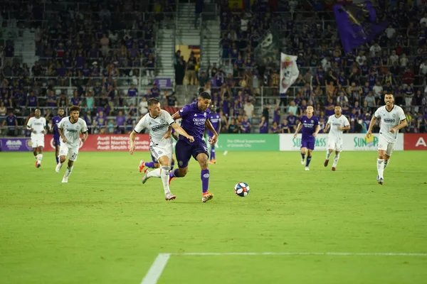 Orlando City, 3 Temmuz 2019 Çarşamba günü Orlando Florida 'daki Exploria Stadyumu' nda Philadelphia Union 'a ev sahipliği yaptı.. 