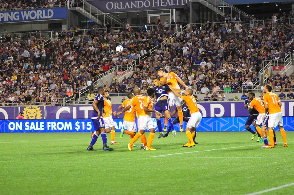 Orlando City Ospita Houston Dynamo Luglio 2016 Camping World Stadium — Foto Stock