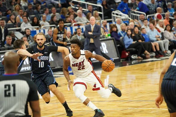 Basketbalwedstrijd Nba Seizoen Orlando Magic Miami Heat Januari 2020 — Stockfoto