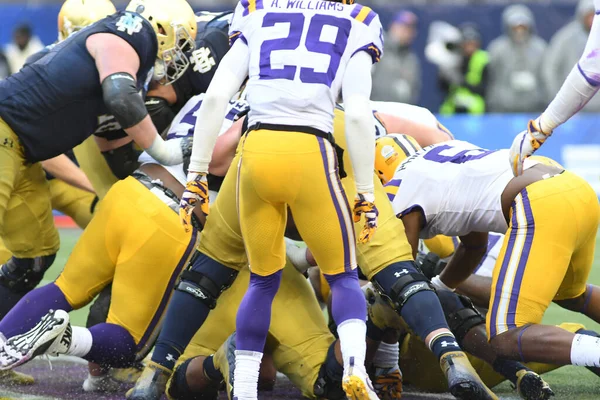 Notre Dame Face Lsu Citrus Bowl Camping World Stadium Orlando — Stock Photo, Image