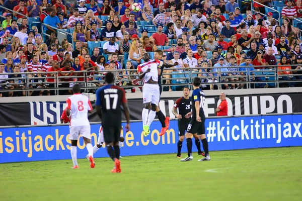 Usa Fotbollslag Värd Trinidad Tobago Everbank Field Jacksonville Florida Den — Stockfoto