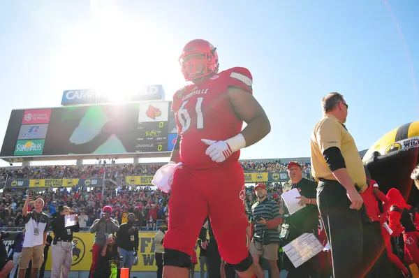 Lsu Face Louisville 71St Citrus Bowl Camping World Stadium Orlando — Stock Photo, Image