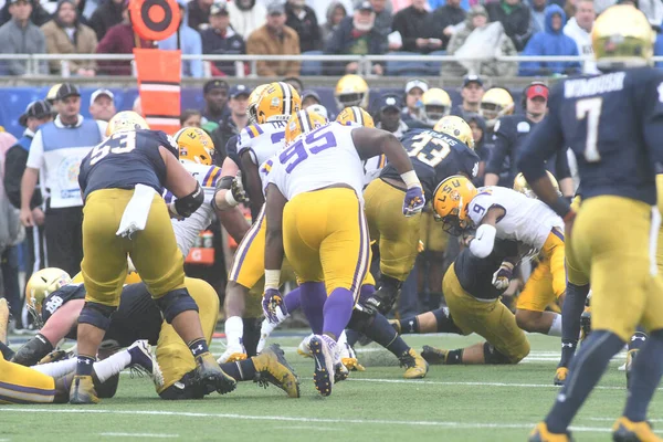 Notre Dame Enfrenta Lsu Durante Citrus Bowl Camping World Stadium — Fotografia de Stock