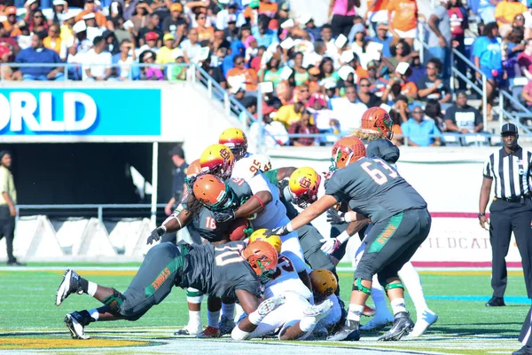 Florida Rattlers Face Bethune Cookman Wildcats Durig Florida Classics Camping — стокове фото