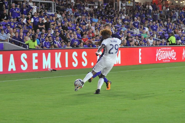 Orlando City Empfängt August 2017 Die Vancouver Whitecaps Orlando City — Stockfoto