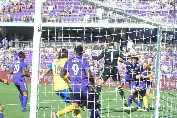 Orlando City Empfängt April 2017 Die Colorado Rapids Orlando City — Stockfoto