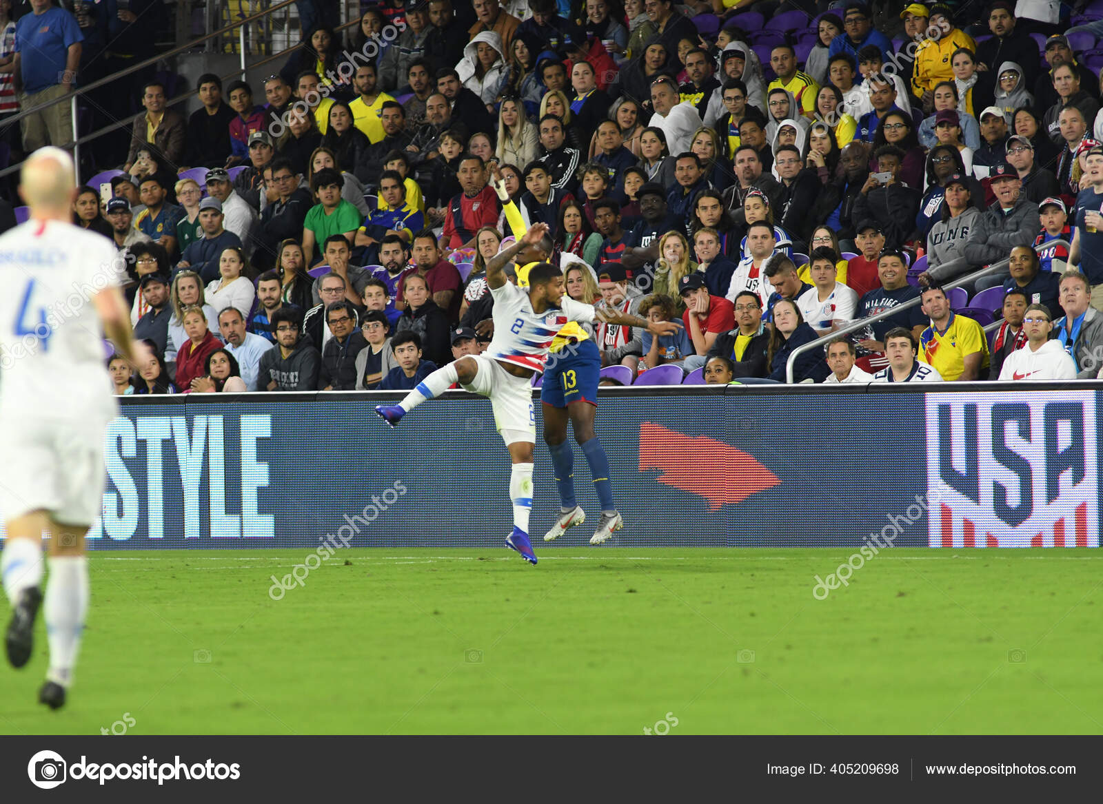 Men's National Team Host Ecuador National Team Orlando City Stadium — Stock Editorial Photo