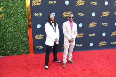 24 Mart 2018 Cumartesi günü Las Vegas 'taki Orleans Resort' ta düzenlenen 33. Yıldız Ödülleri Kırmızı Halı sırasında ünlüler.