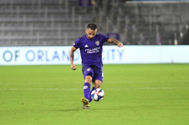 Orlando City 20 Şubat 2019 Çarşamba günü Orlando Fl 'daki Orlando City Stadyumu' nda New England 'a ev sahipliği yaptı.