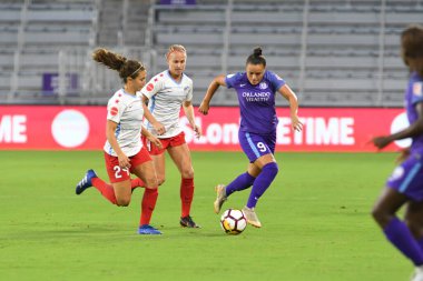 Orland Pride, 25 Ağustos 2018 'de Orlando Florida' daki Exploria Stadyumu 'nda Chicago Red Stars' a ev sahipliği yapıyor..  