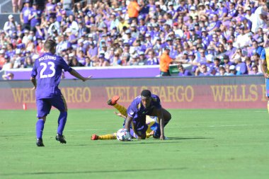 Orlando City 29 Nisan 2017 'de Orlando, Florida' daki Orlando City Stadyumu 'nda Colorado Rapids' e ev sahipliği yaptı.)