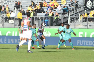 Fluminense, Florida Kupası 'nda 15 Ocak 2018' de Orlando Florida 'da oynanan Spektrum Stadyumu' nda Barcelona SC 'ye karşı..  