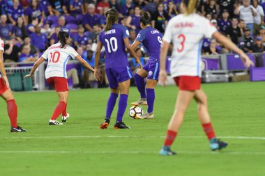 Orland Pride, 25 Ağustos 2018 'de Orlando Florida' daki Exploria Stadyumu 'nda Chicago Red Stars' a ev sahipliği yapıyor..  