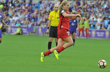 Orlando Pride, 23 Eylül 2017 'de Orlando City Stadyumu' nda Portland Thorns 'a ev sahipliği yaptı.. 