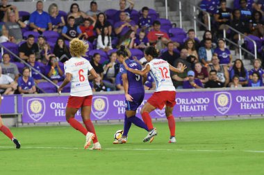 Orland Pride, 25 Ağustos 2018 'de Orlando Florida' daki Exploria Stadyumu 'nda Chicago Red Stars' a ev sahipliği yapıyor..