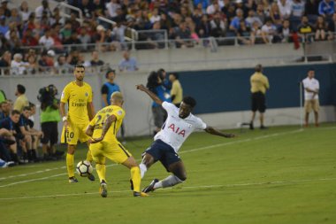 Paris Saint-Germain, Tottenham Hotspur 'a karşı 22 Temmuz 2017' de Orlando Florida 'daki Citrus Bowl' da.  