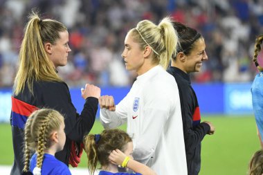 5 Mart 2020 'de Orlando Florida' daki Exploria Stadyumu 'nda düzenlenen 2020 SheBelieves Kupası' nda ABD - İngiltere Karşılaşması 