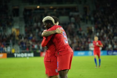 Amerikan Futbol Takımı 15 Kasım 2019 Cuma günü Orlando Florida 'daki Exploria Stadyumu' nda oynanan Concacaf Uluslar Ligi karşılaşmasında Kanada 'ya ev sahipliği yapmaktadır.