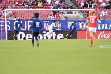 Japonya, İngiltere 'ye karşı Raymond James Stadyumu' nda 5 Mart 2019 'da Tampa Florida' da.