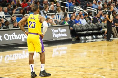Orlando Magic 11 Aralık 2019 Çarşamba günü Orlando Forida 'daki Amway Center' da Los Angeles Lakers 'a ev sahipliği yaptı..  