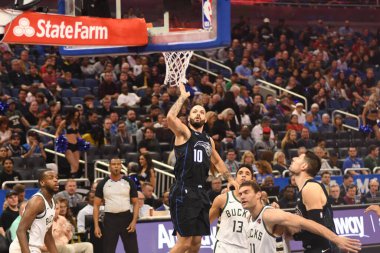 Orlando Magic, 19 Ocak 2019 Cumartesi günü Orlando Florida 'daki Amway Arena' da Milwaukee Doları 'na ev sahipliği yapıyor..