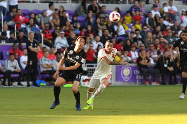 Flamengo Eintracht Frankfurt 'a karşı 12 Ocak 2019 Cumartesi günü Orlando City Stadyumu' nda. Fotoğraf: Marty Jean-Louis