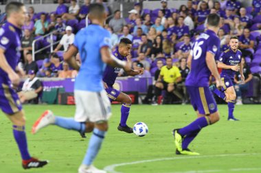 Orlando City 26 Temmuz 2018 'de Florida Exploria Stadyumu' nda NYC FC 'ye ev sahipliği yaptı. Fotoğraf: Marty Jean-Louis