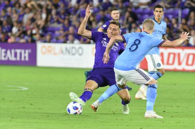 Orlando City 26 Temmuz 2018 'de Florida Exploria Stadyumu' nda NYC FC 'ye ev sahipliği yaptı. Fotoğraf: Marty Jean-Louis